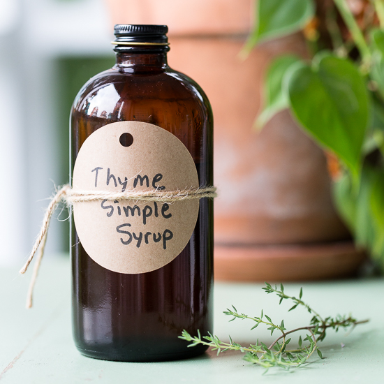 Thyme Simple Syrup Grey is the New Black