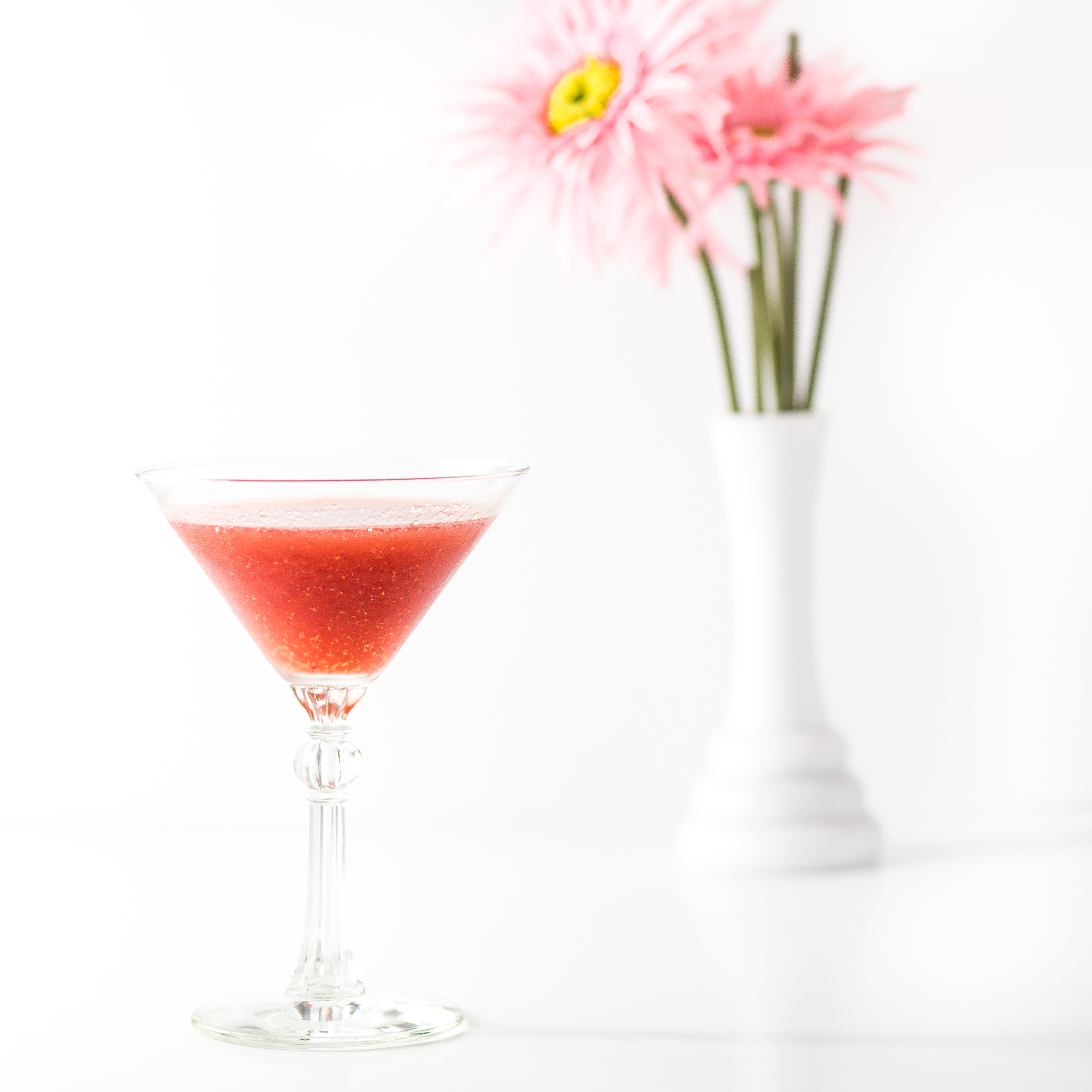 Frozen Raspberry Martinis